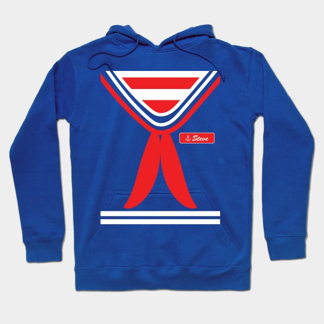 Stranger Things Scoops Ahoy Uniform Hoodie by LaVidaLowKey